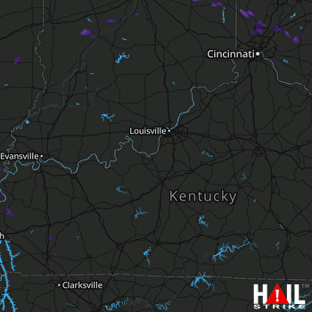 Hail Map New Castle, IN 09-05-2017