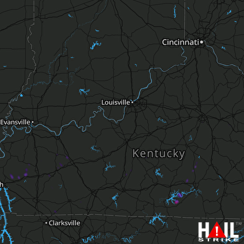 Hail Map LOUISVILLE 05-18-2018