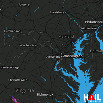 Hail Map Madison Heights, VA 05-11-2017