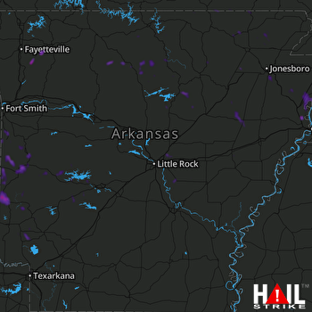 Hail Map Poteau, OK 08-30-2020