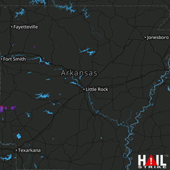 Hail Map Cove, AR 06-17-2021