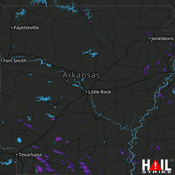 Hail Map Wynne, AR 08-11-2017