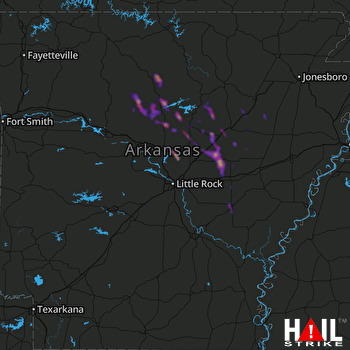 Hail Map Searcy, AR 05-07-2018