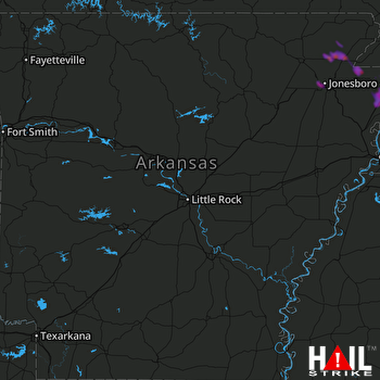 Hail Map Jonesboro, AR 05-19-2018