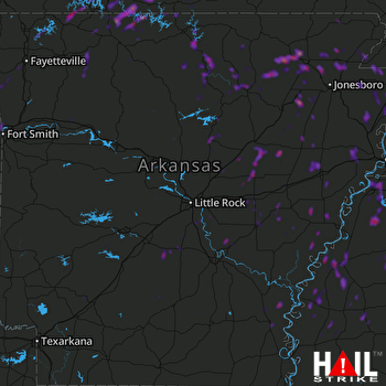 Hail Map Paragould, AR 05-20-2018