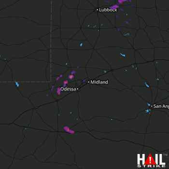 Hail Map Ralls, TX 05-15-2017