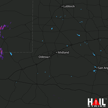 Hail Map Artesia, NM 06-27-2017