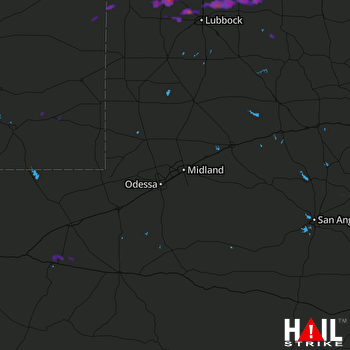 Hail Map Littlefield, TX 09-17-2017