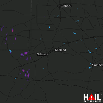 Hail Map Wink, TX 06-16-2018