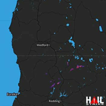 Hail Map MEDFORD 07-15-2018