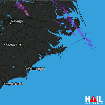 Hail Map Warrenton, NC 05-11-2017