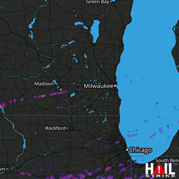 Hail Map Joliet, IL 09-28-2019