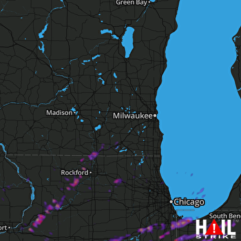 Hail Map Joliet, IL 05-23-2020