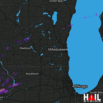 Hail Map Fulton, IL 04-16-2017