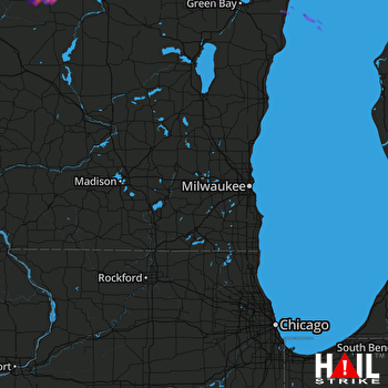 Hail Map Keshena, WI 07-26-2017