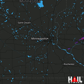 Hail Map Chippewa Falls, WI 09-01-2018