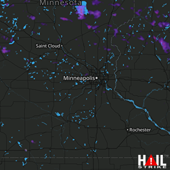 Hail Map Rosemount, MN 06-30-2019