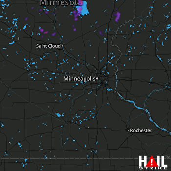 Hail Map Aitkin, MN 08-23-2020