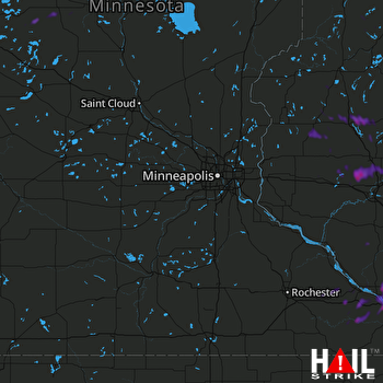 Hail Map Holmen, WI 05-28-2018