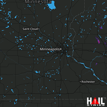 Hail Map Minneota, MN 05-29-2018