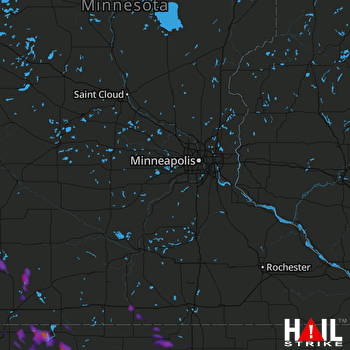 Hail Map Spirit Lake, IA 06-24-2018