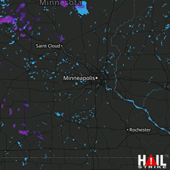 Hail Map Brainerd, MN 07-09-2018
