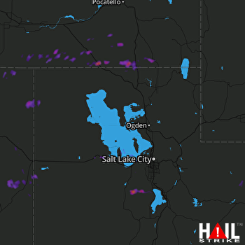 Hail Map Preston, ID 07-27-2017