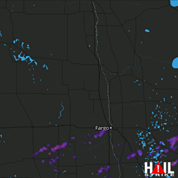 Hail Map Perham, MN 09-02-2018