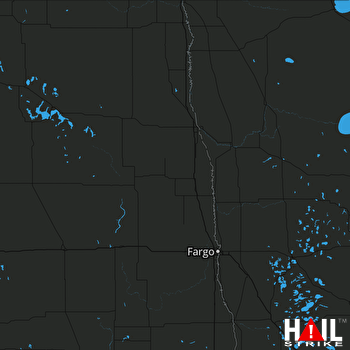 Hail Map Bemidji, MN 07-16-2020