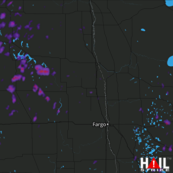 Hail Map Wadena, MN 07-17-2020