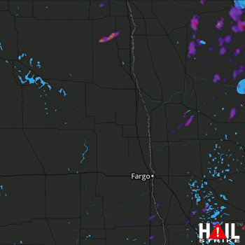 Hail Map Redby, MN 06-10-2021