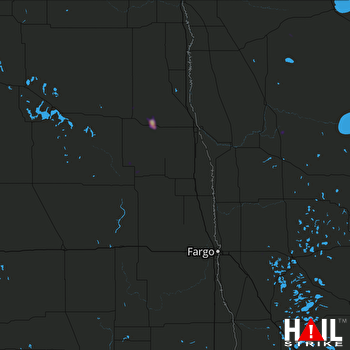 Hail Map GRAND FORKS 07-15-2021