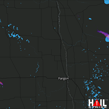 Hail Map Bemidji, MN 07-27-2021