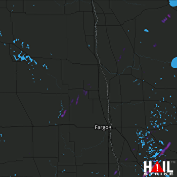Hail Map New York Mills, MN 05-01-2018