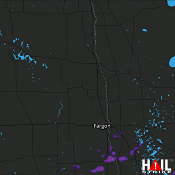 Hail Map Brandon, MN 06-16-2018
