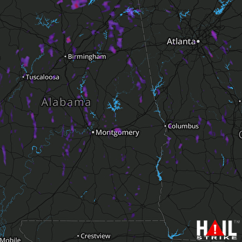 Hail Map Snellville, GA 05-20-2017