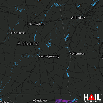 Hail Map Marianna, FL 03-19-2018
