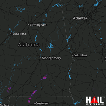 Hail Map Goshen, AL 05-14-2018