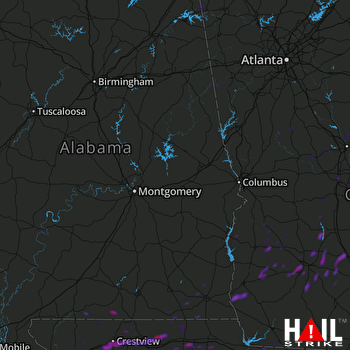 Hail Map Hudson, FL 05-18-2018