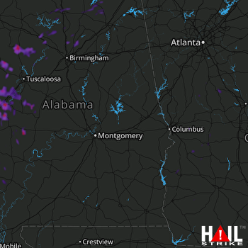 Hail Map Eutaw, AL 05-31-2018