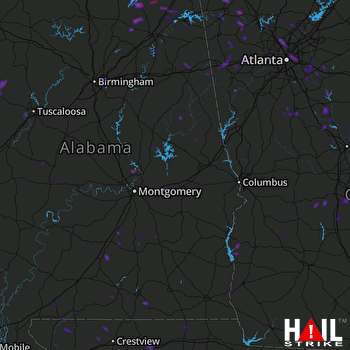 Hail Map Atlanta, GA 06-11-2018