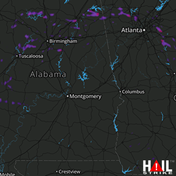Hail Map Marietta, GA 06-16-2018