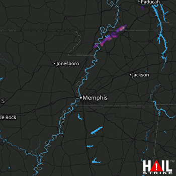 Hail Map Caruthersville, MO 05-03-2019