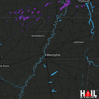 Hail Map Benton, KY 06-22-2019