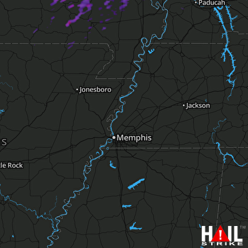 Hail Map Greenville, MO 07-14-2017
