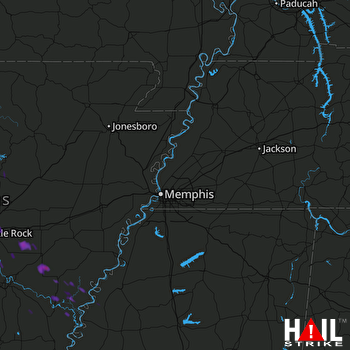 Hail Map Quitman, AR 08-19-2017