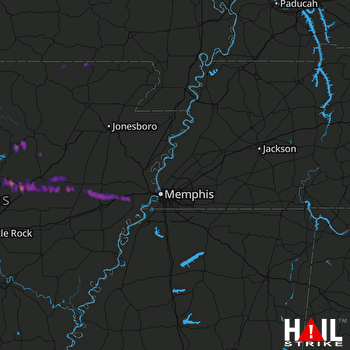Hail Map Searcy, AR 11-06-2017