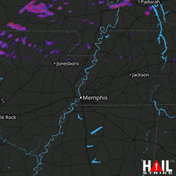 Hail Map Benton, KY 06-01-2018