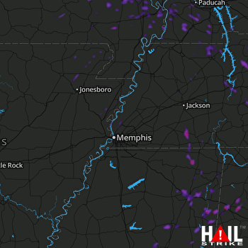 Hail Map Jackson, MO 06-28-2018