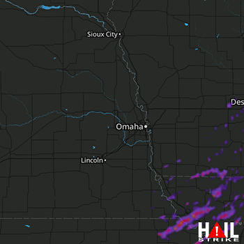 Hail Map Atchison, KS 08-31-2018